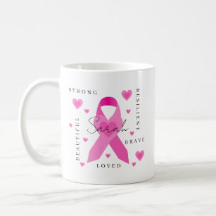 Taza De Café Mug de cáncer de mama