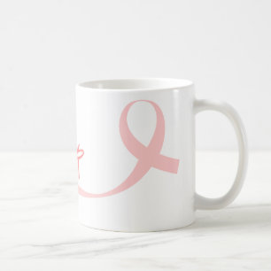 Taza De Café Mug de cáncer de seno de guerrero