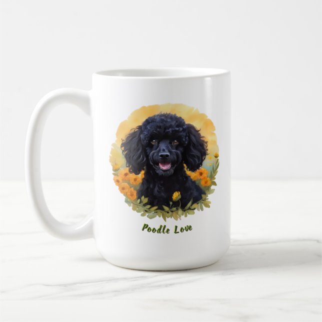 Taza De Café Mug de cangrejo negro con Ilustracion de amanecer  (Izquierda)
