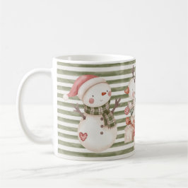 Taza De Café Mug de caracteres de Navidades verdes