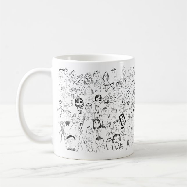 Taza De Café Mug. de caracteres Keepsake de segundo grado (Izquierda)