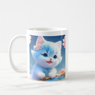 Taza De Café Mug de cerámica con tema de gato adorable - Perfec