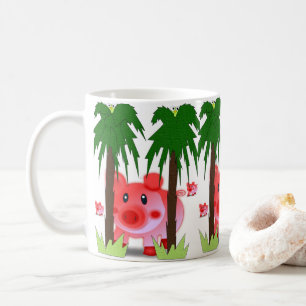 Taza De Café Mug de cerdo infantil