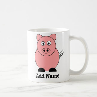 Taza De Café Mug. de cerdo personalizado