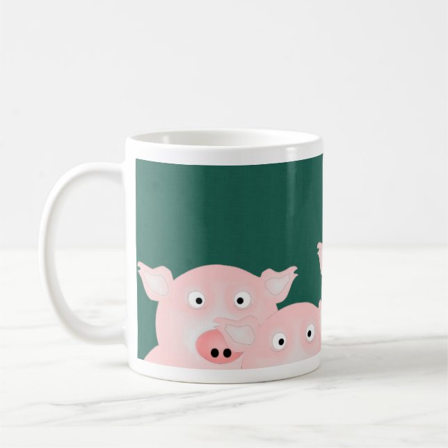 Taza De Café Mug de cerdos (Izquierda)