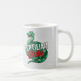 Taza De Café Mug de cerebro de Reptilian
