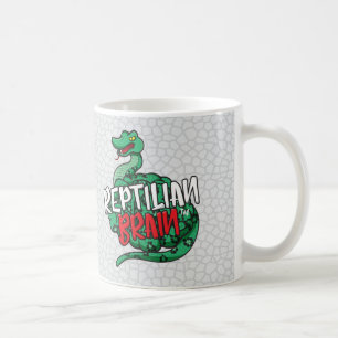 Taza De Café Mug de cerebro de Reptilian
