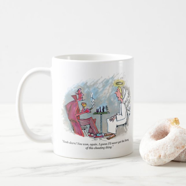 Taza De Café Mug de Cheat Thing (Con donut)