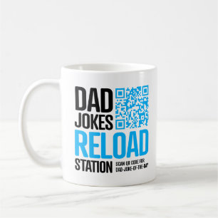 Taza De Café Mug de Chiste de papá con código QR - Un nuevo Chi