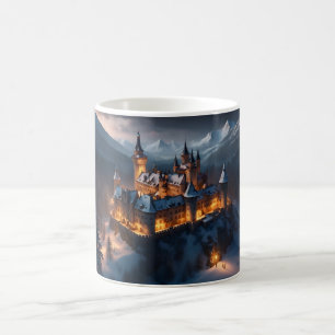 Taza De Café Mug de chocolate caliente del castillo del asisten