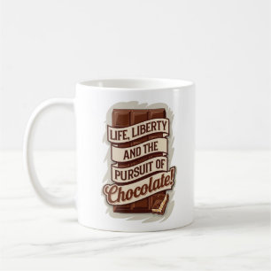 Taza De Café Mug de chocolate de la libertad de vida