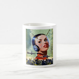 Taza De Café Mug de ciencia ficción retro