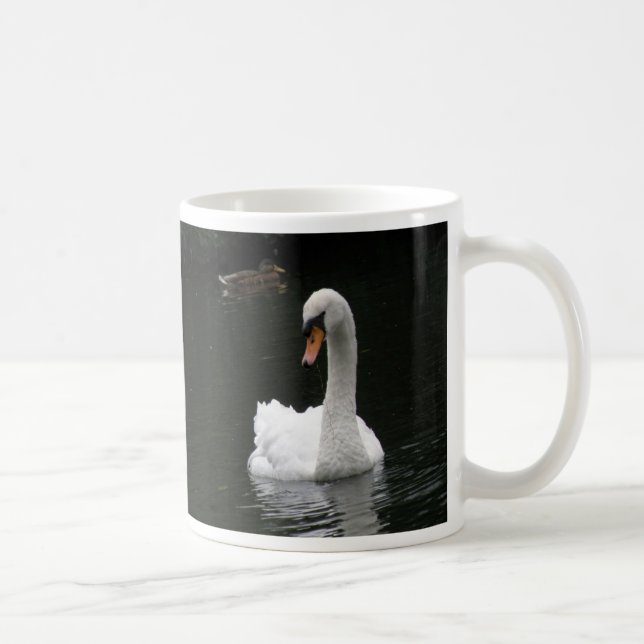 Taza De Café Mug de cisne blanco (Derecha)