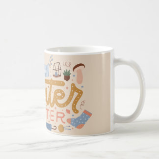 Taza De Café Mug de clima de suero / Mug de otoño acogedor