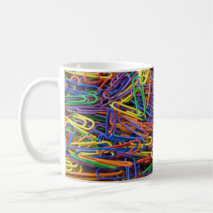 Taza De Café Mug. de clips coloridos