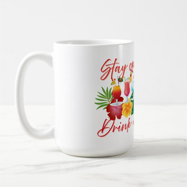 Taza De Café Mug de cóctel tropical (Izquierda)