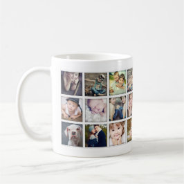 Taza De Café Mug de Collage de fotos de retrato familiar para a