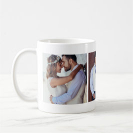 Taza De Café Mug de Collage de fotos en el Día de la Boda de lo