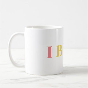 Taza De Café Mug. de colores del pastel de Ibiza