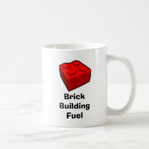 Taza De Café Mug de combustible de construcción de ladrillo