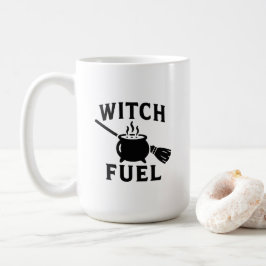Taza De Café Mug de combustible para brujas - Funny Halloween C