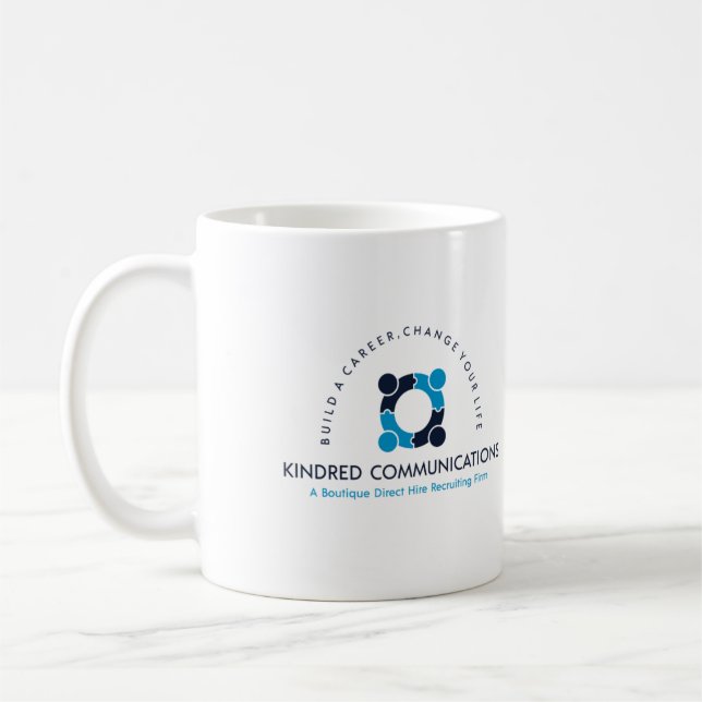 Taza De Café Mug de comunicaciones amables (Izquierda)