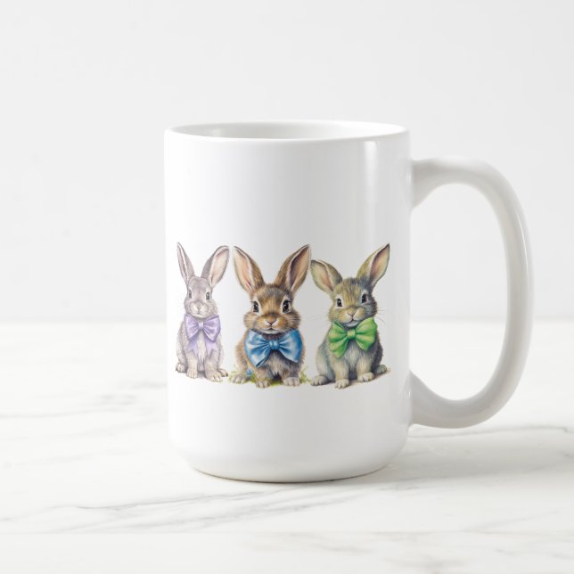 Taza De Café Mug de conejo cutáneo (Derecha)