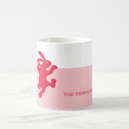 Taza De Café Mug de conejo rojo