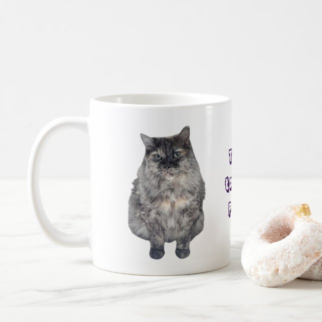 Taza De Café Mug de consejos del gato del editor por RoseWrites (Con donut)