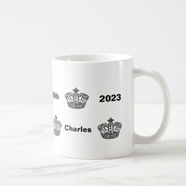 Taza De Café Mug de "coronación" (Derecha)