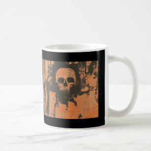 Taza De Café Mug de cráneo de cobre