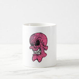 Taza De Café Mug de cráneo rosa