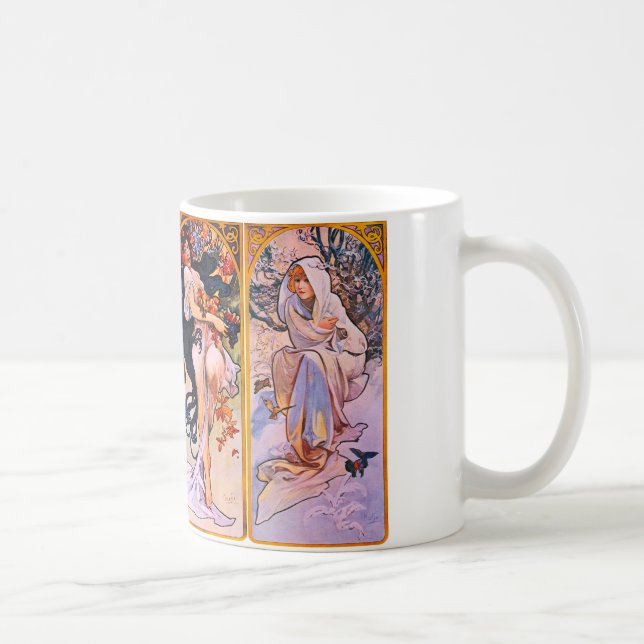 Taza De Café Mug. de cuatro temporadas (Derecha)