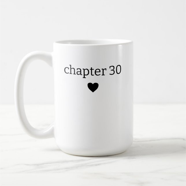 Taza De Café Mug de cumpleaños 30 personalizada, Personalizado  (Izquierda)
