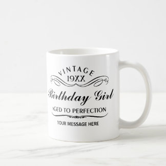 Taza De Café Mug de cumpleaños divertida y personalizada