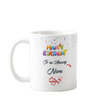Mug de Cumpleaños Personalizada - Pensativa y Prác