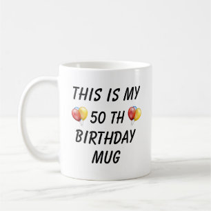 Taza De Café Mug de cumpleaños personalizado, tazón de café