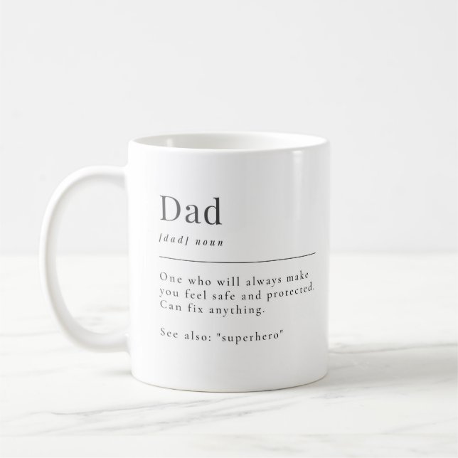 Taza De Café Mug de definición de papá (Izquierda)