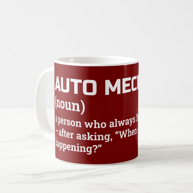 Taza De Café Mug de definición mecánica automática divertida (Anverso izquierdo)