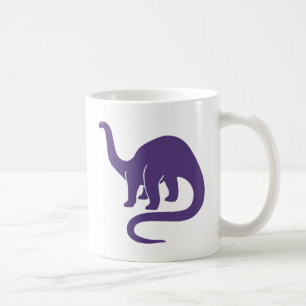 Taza De Café Mug de dinosaurio - Púrpura