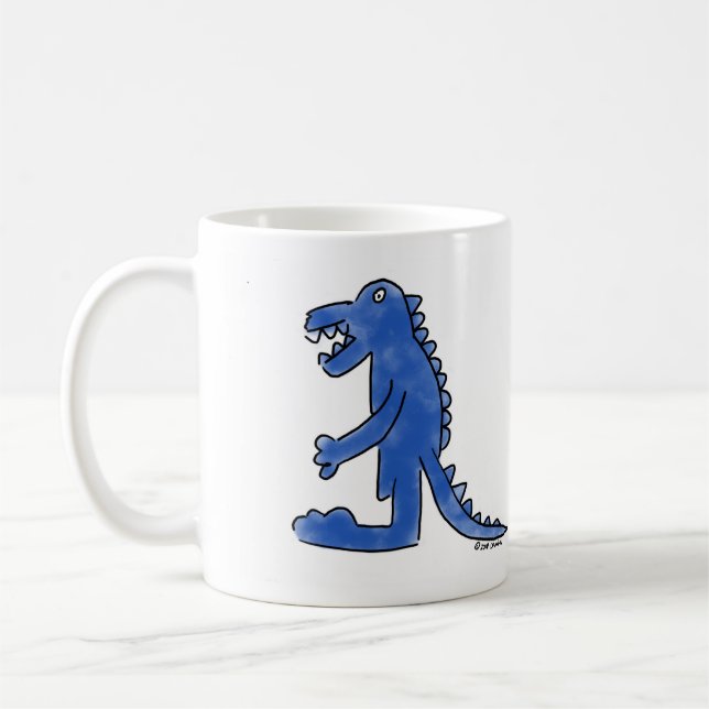 Taza De Café Mug de dinosaurios voladores (Izquierda)