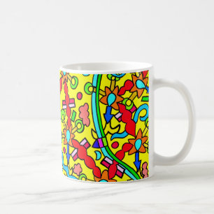 Taza De Café Mug de diseño colorido de Tamara Diaz Art