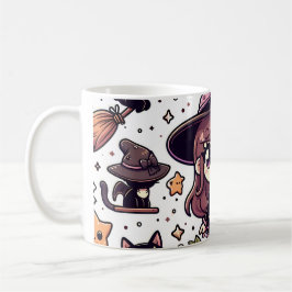 Taza De Café Mug de diseño de Cute Anime Halloween