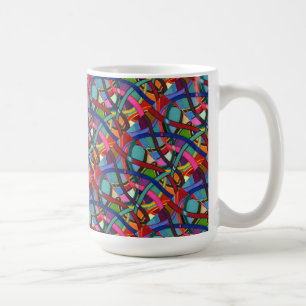Taza De Café Mug de diseño de resumen "enredado"