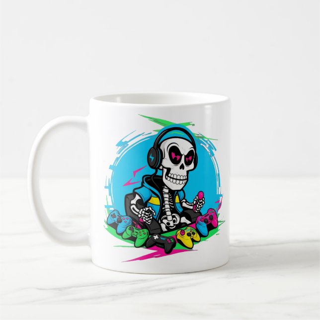 Taza De Café Mug de diseño de videojuegos Epic Gamer Day (Izquierda)