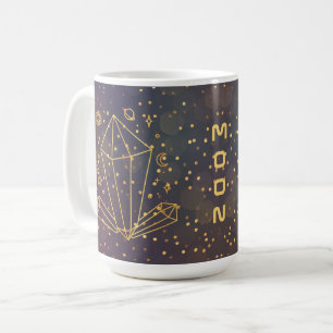 Taza De Café Mug de Doodles Celestiales Personalizados del Espa