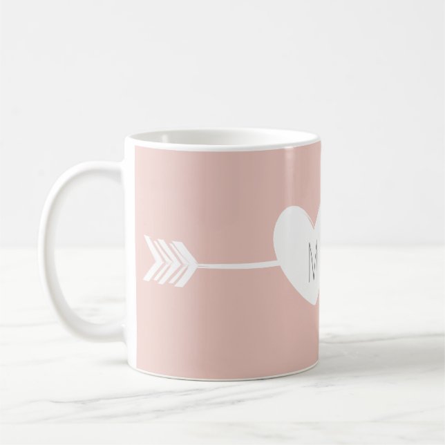 Taza De Café Mug de dos corazones (Izquierda)