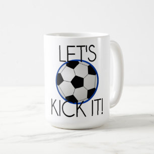 Taza De Café Mug De Dos Tonos De Fútbol