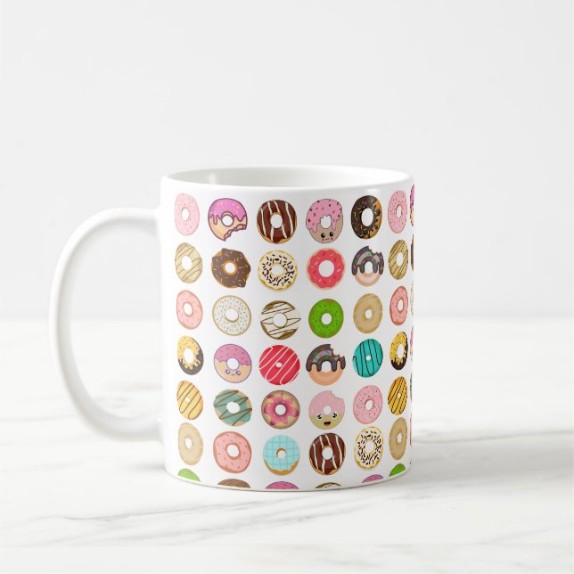 Taza De Café Mug De Doughnut Para Regalo (Izquierda)