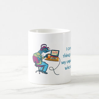 Taza De Café Mug. de edición de pasantes no pagados